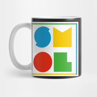 SMOL Logo Color Block - White Mug